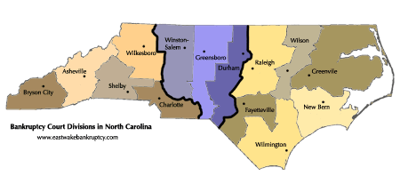 Bankruptcy Court Divisions in North Carolina